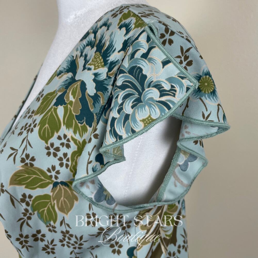 Rare Vintage Print Top ATL Style Color ASO Rory Gilmore Girls Y2K Floral - Picture 10 of 11